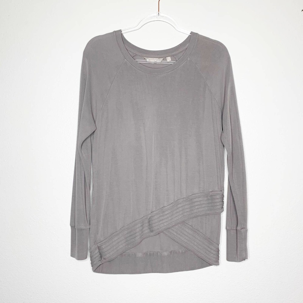 ATHLETA Gray Longsleeve Pullover Sweatshirt